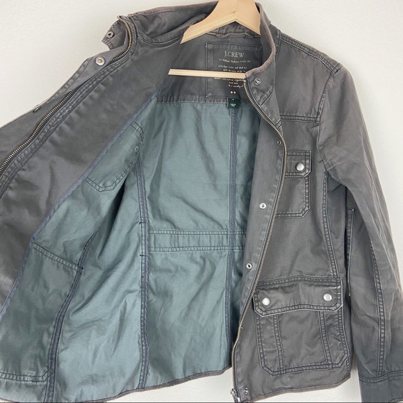 J CREW Relaxed Boyfriend Field Jacket Size M - Picture 6 of 7